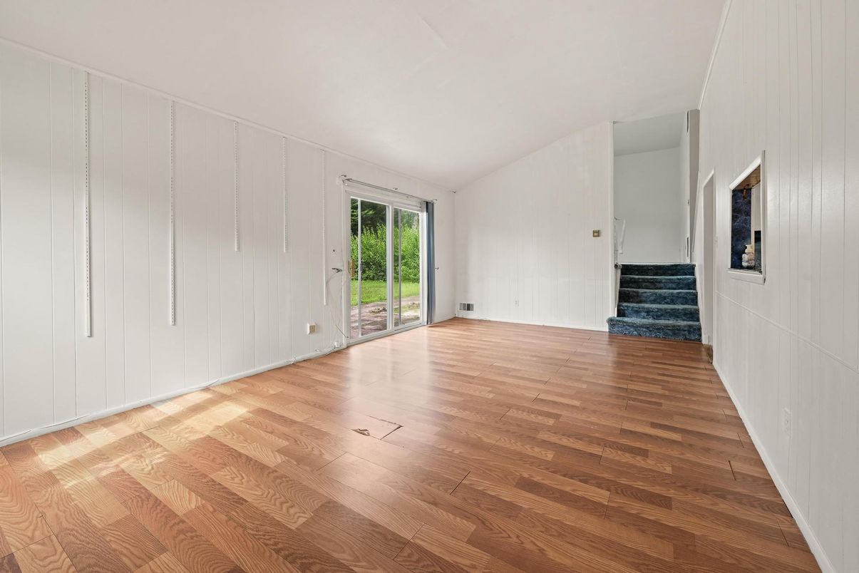 Empty room, Interior, Wood Texture Flooring