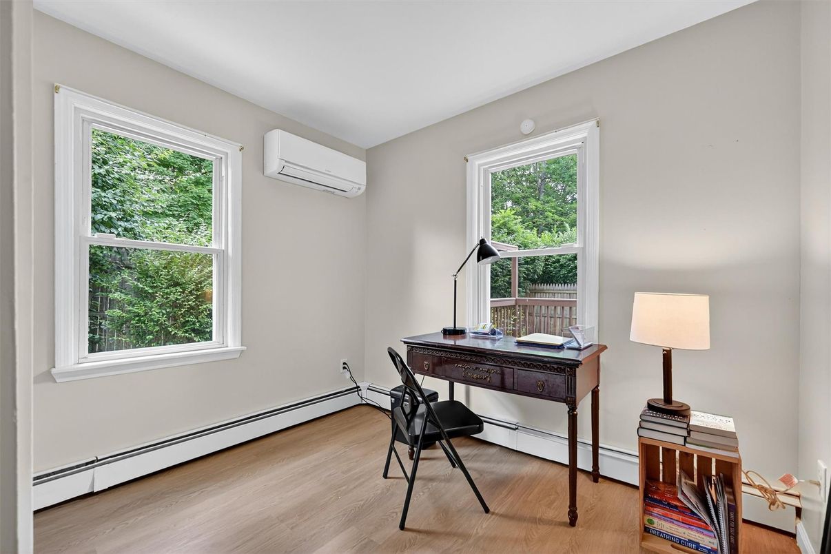 Home Office, Interior, Wood Texture Flooring