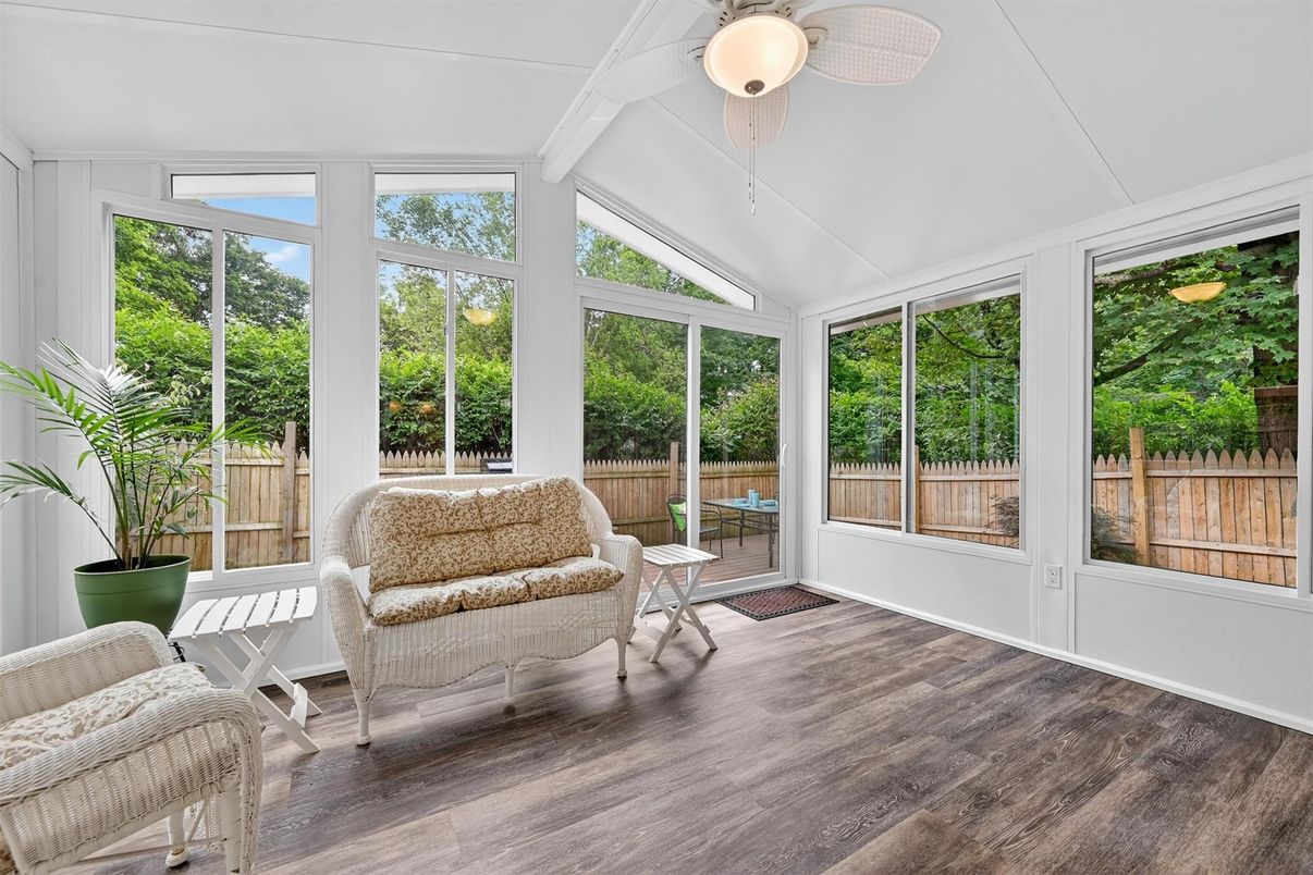 Interior, Sun Room, Wood Texture Flooring