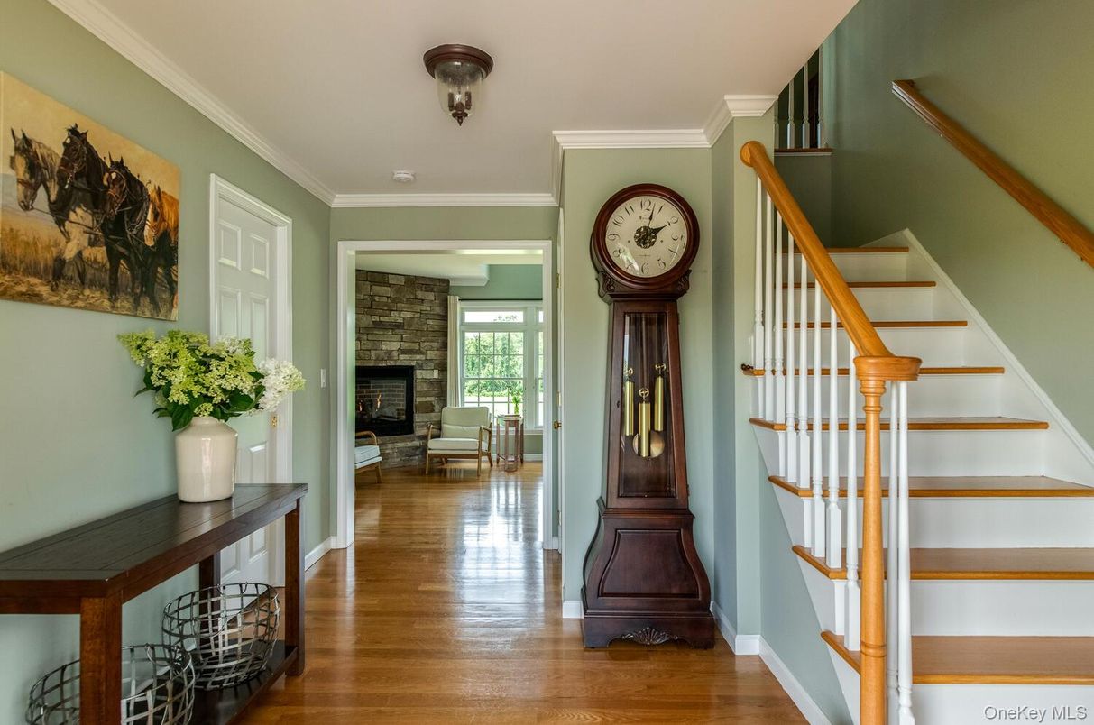 Fireplace, Interior, Wood Texture Flooring