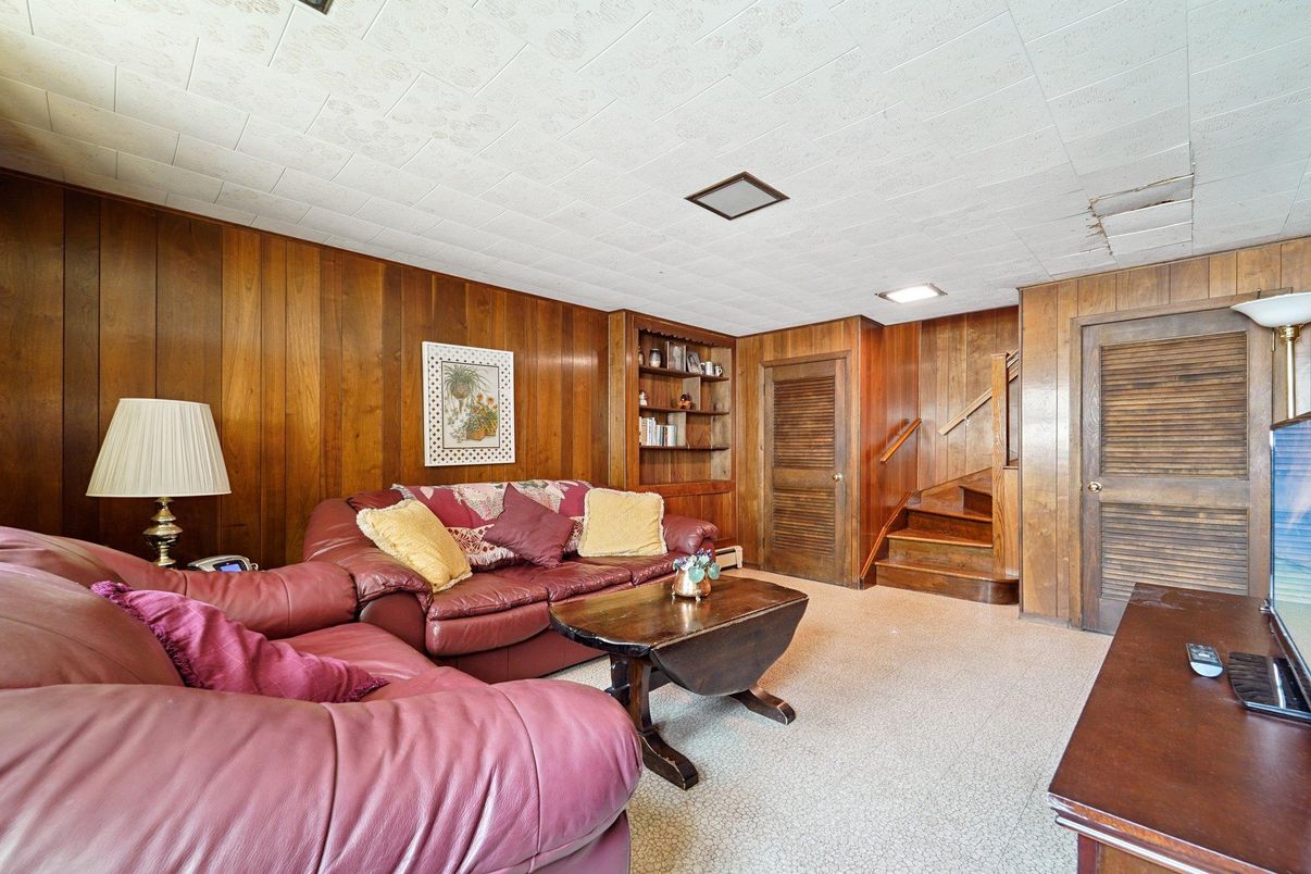 Interior, Living room, Wooden Walls