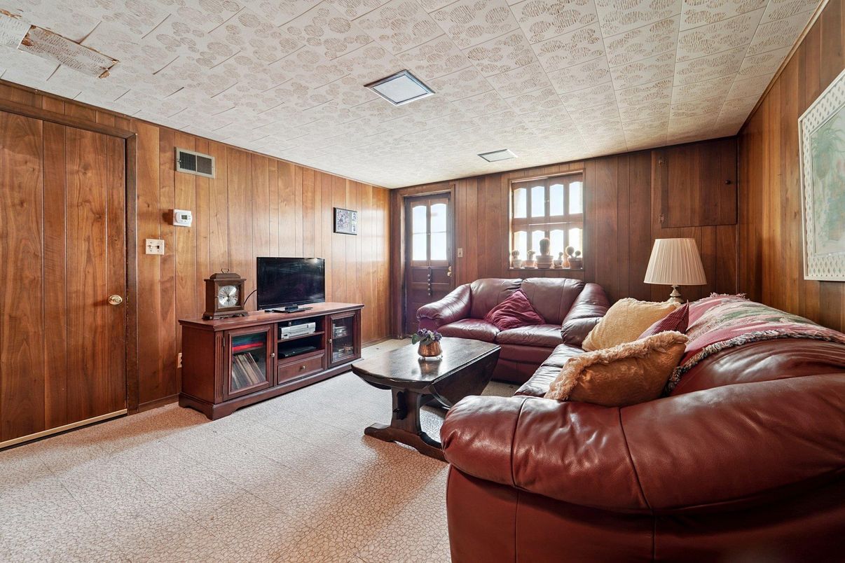 Interior, Living room, Wooden Walls