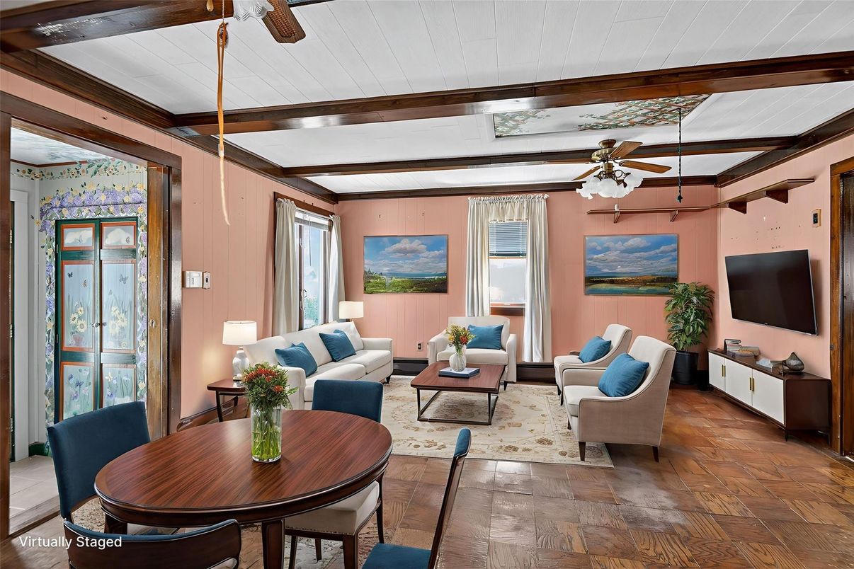Dining room, Interior, Living room, Wood Texture Flooring