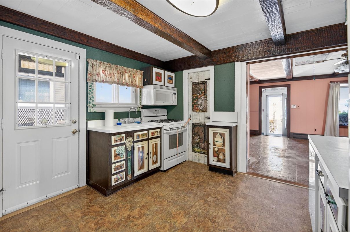 Interior, Kitchen, Wooden Beams