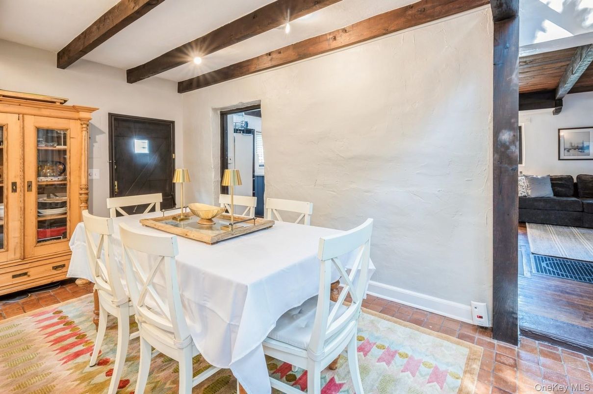 Dining room, Interior, Wooden Beams