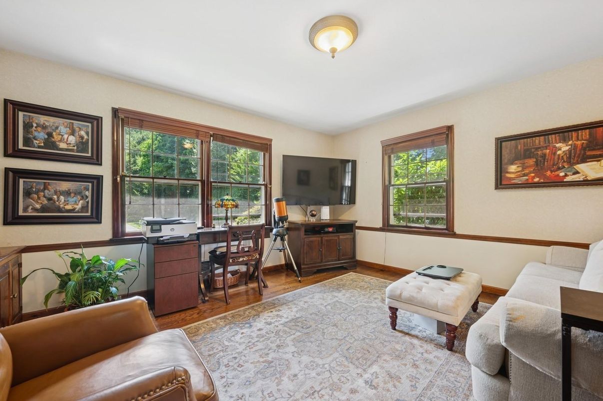 Home Office, Interior, Wood Texture Flooring