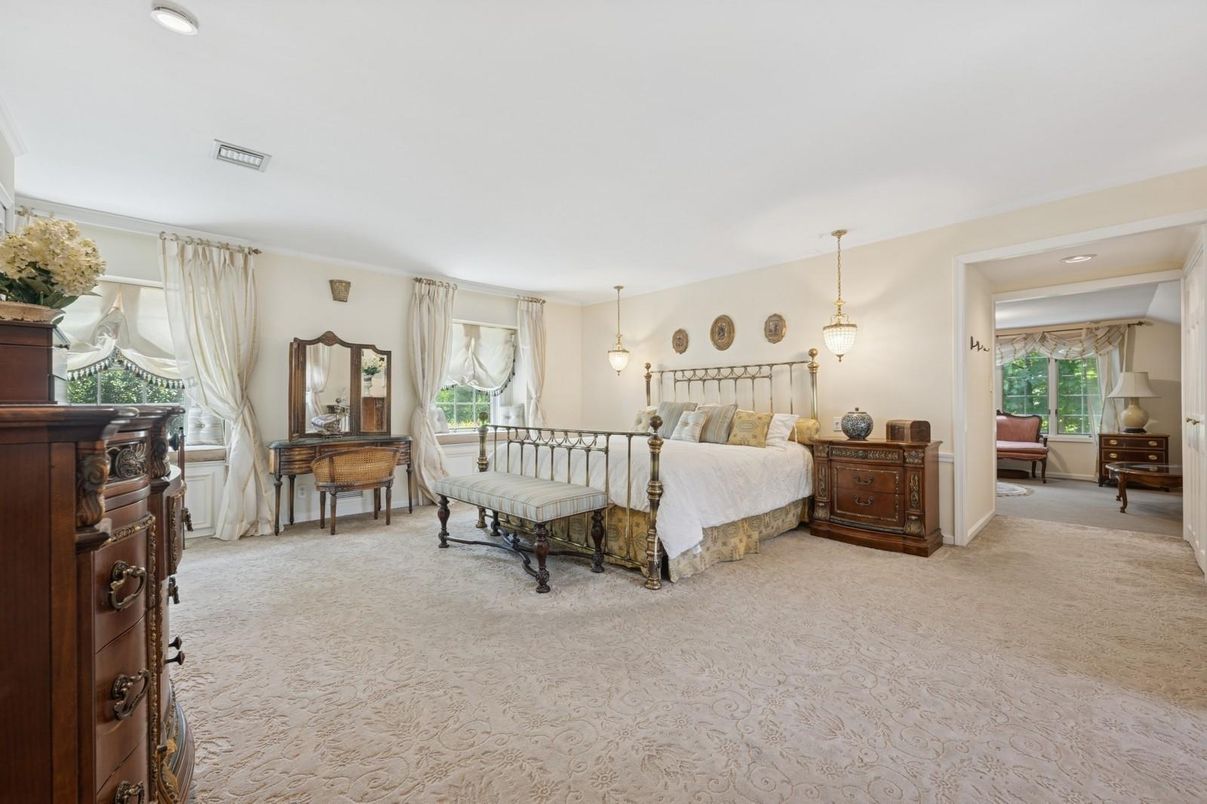 Bedroom, Interior, Pendant Lights, Recessed Lighting