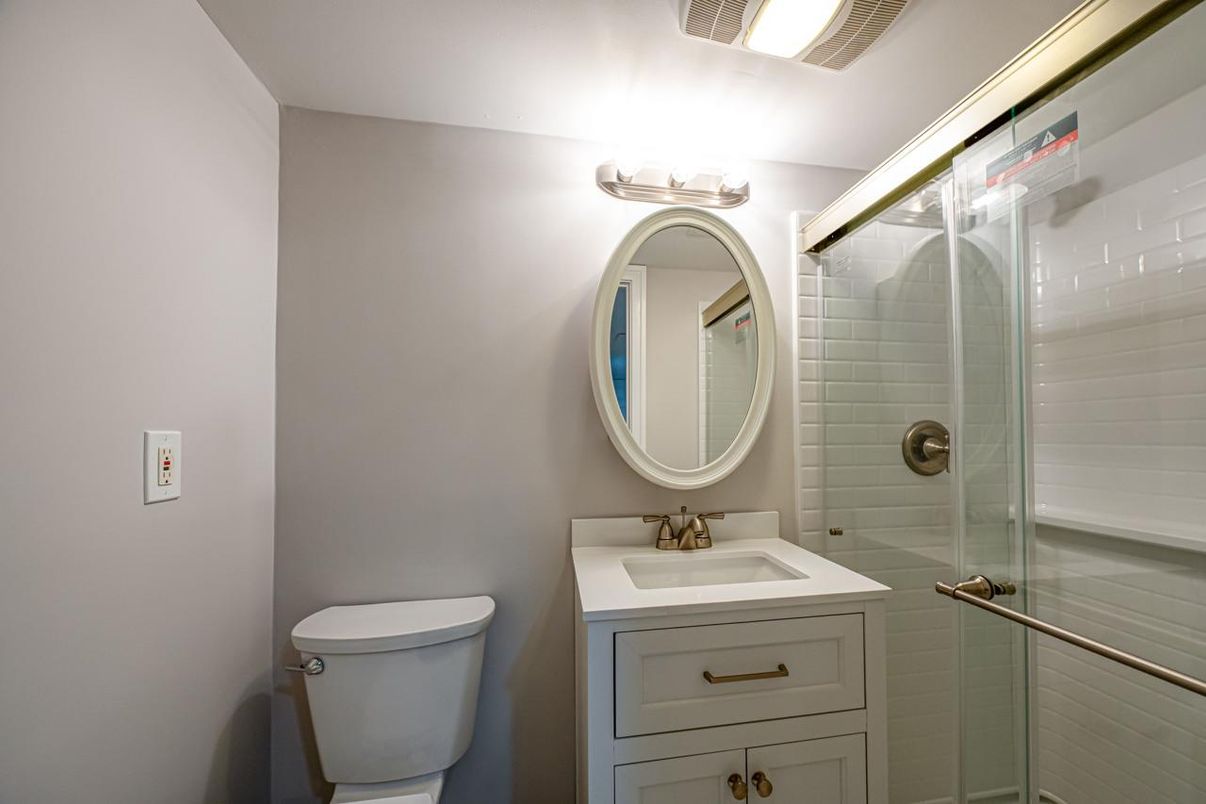 Bathroom, Glass Shower, Interior