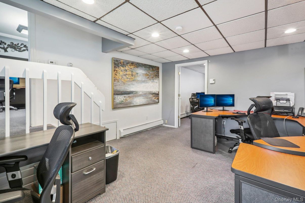 Home Office, Interior, Recessed Lighting