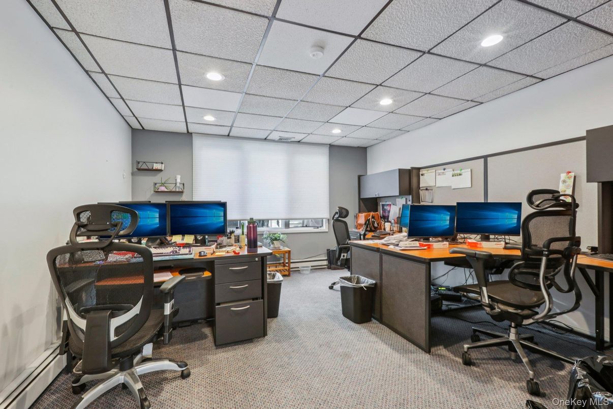 Home Office, Interior, Recessed Lighting