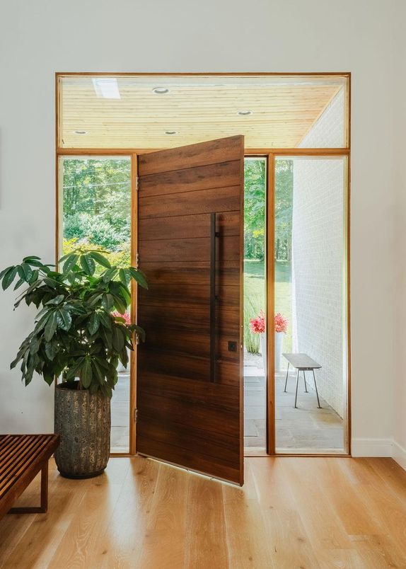 Interior, Wood Texture Flooring, Wooden Walls
