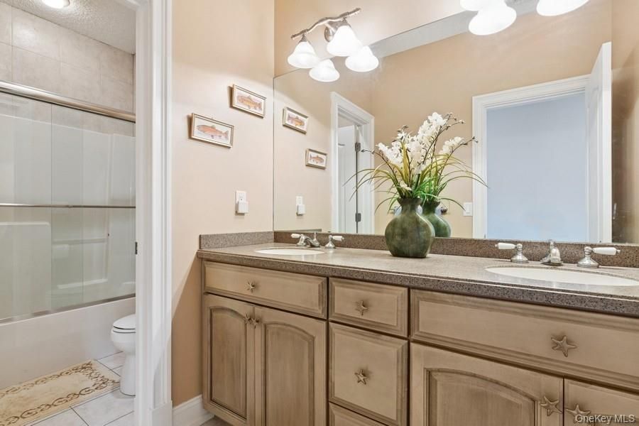 Bathroom, Dual Sink Vanities, Glass Shower, Interior