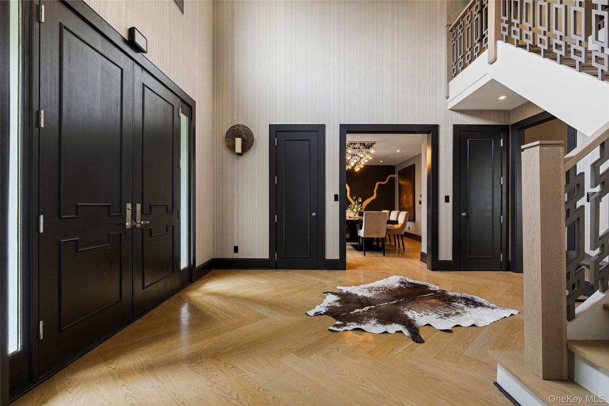 Dining room, Interior, Wood Texture Flooring