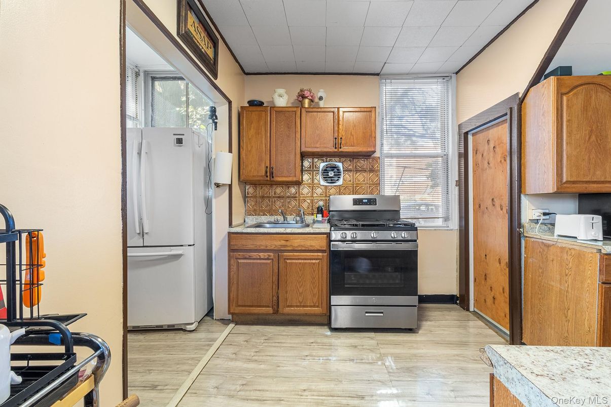 Interior, Kitchen, Wood Texture Flooring