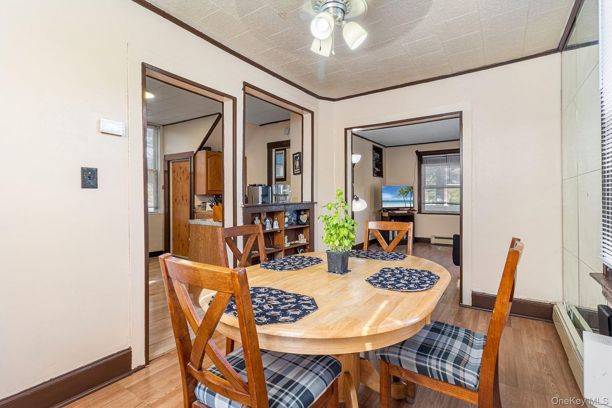 Dining room, Interior, Wood Texture Flooring