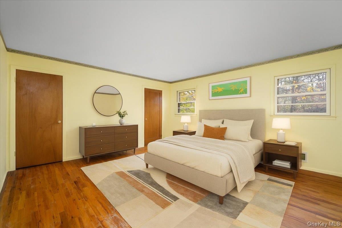 Bedroom, Interior, Wood Texture Flooring