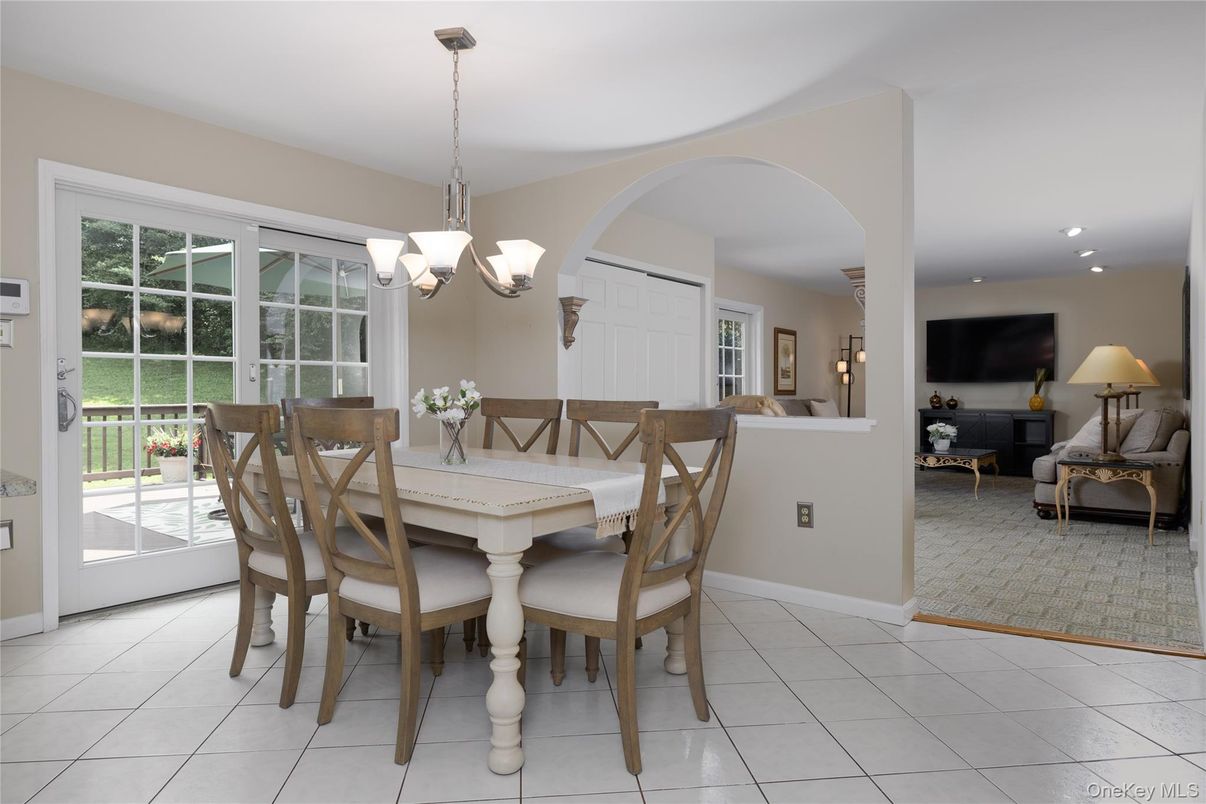 Chandelier, Dining room, Interior, Living room, Recessed Lighting