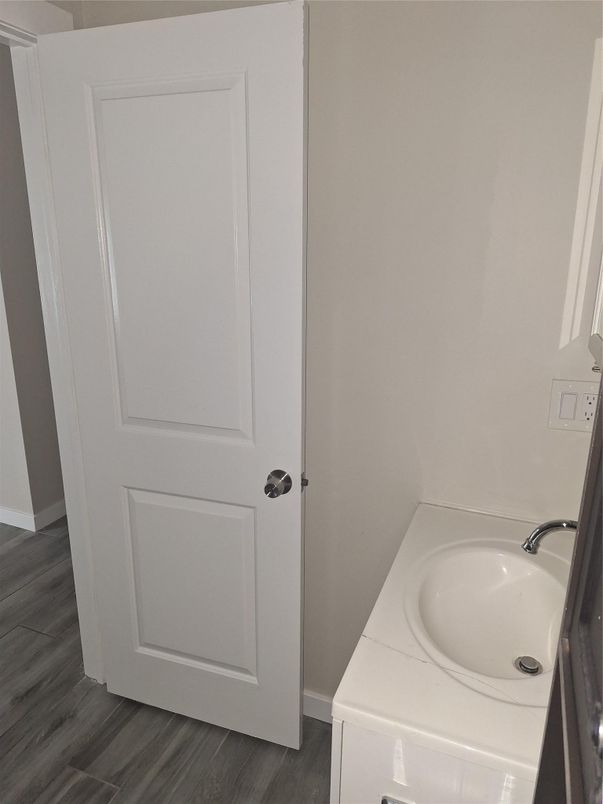 Bathroom, Interior, Wood Texture Flooring