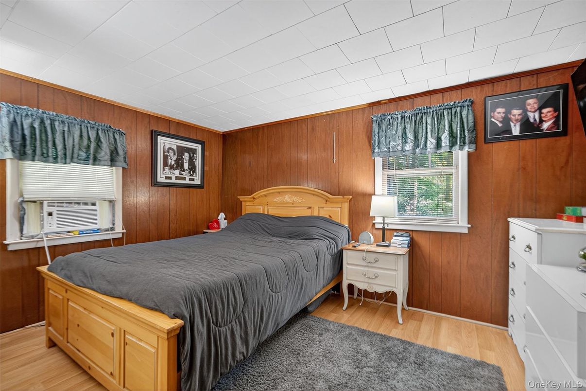 Bedroom, Interior, Wood Texture Flooring, Wooden Walls
