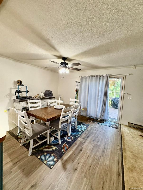 Dining room, Interior, Wood Texture Flooring