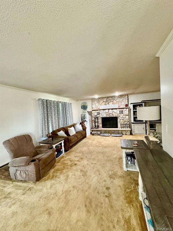 Fireplace, Interior, Living room, Stone Walls