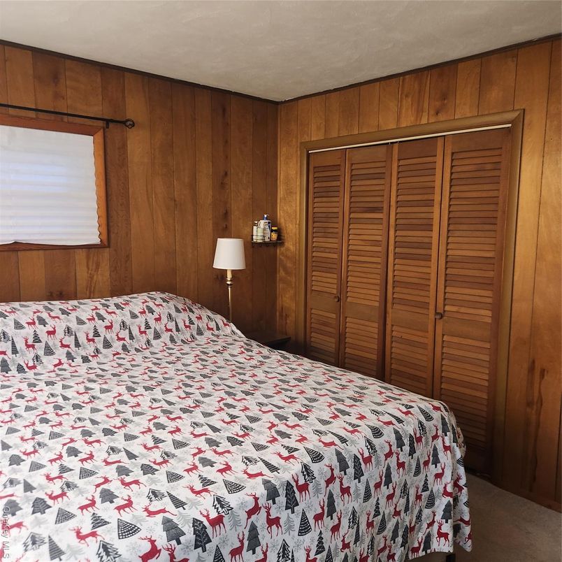 Bedroom, Interior, Wooden Walls