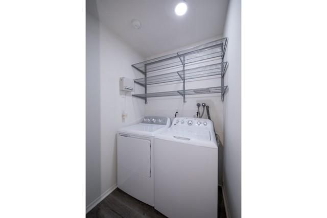 Interior, Recessed Lighting, Utility Closets, Washer, Wood Texture Flooring