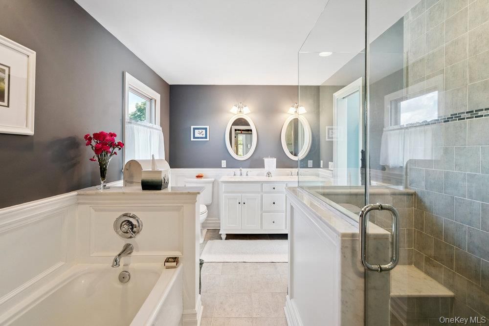 Bathroom, Dual Sink Vanities, Glass Shower, Interior