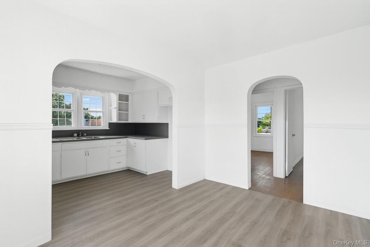 Interior, Kitchen, Wood Texture Flooring