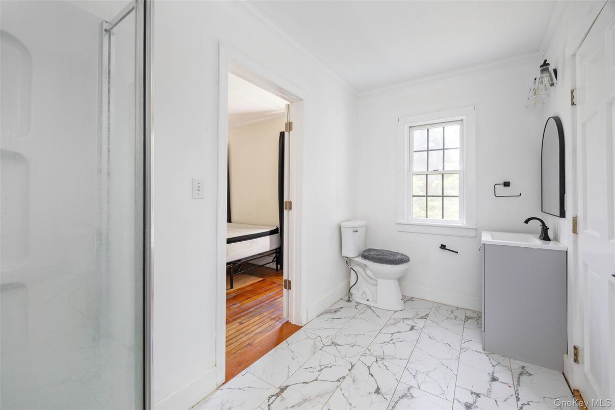 Bathroom, Interior, Marble, Wood Texture Flooring