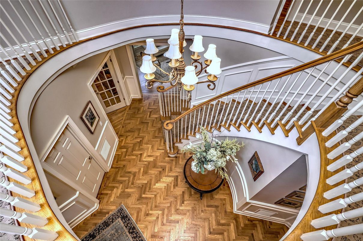 Chandelier, Interior, Wood Texture Flooring