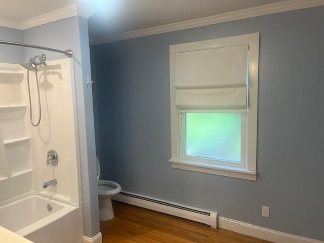 Bathroom, Interior, Wood Texture Flooring