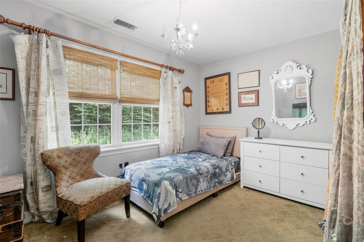 Bedroom, Chandelier, Interior