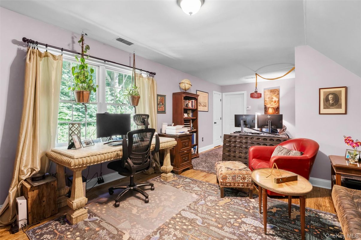 Home Office, Interior, Wood Texture Flooring