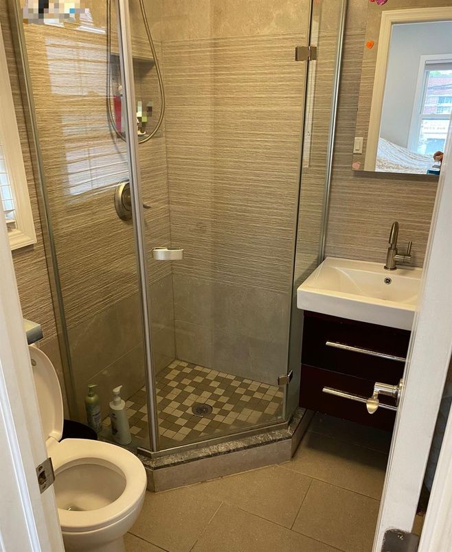 Bathroom, Glass Shower, Interior