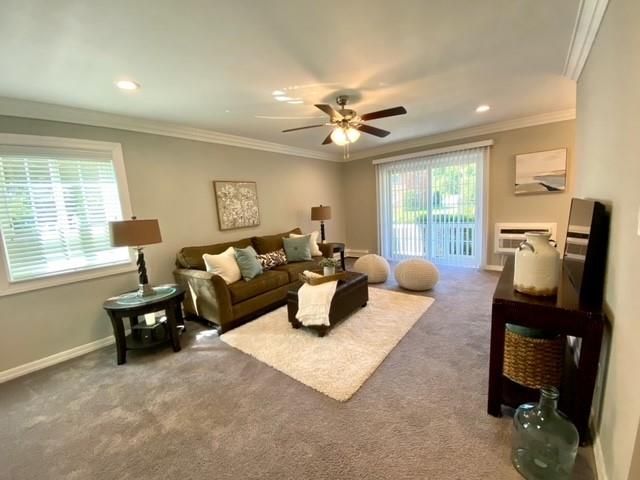 Interior, Living room, Recessed Lighting