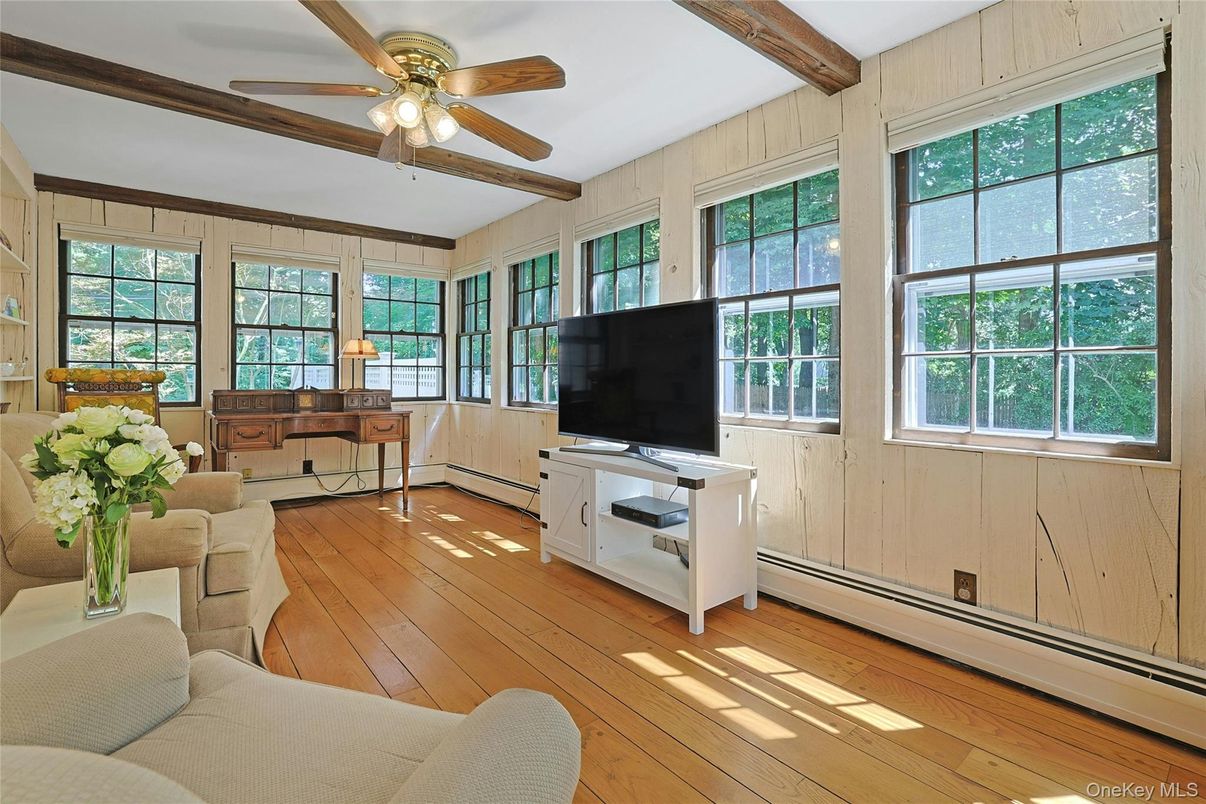 Home Office, Interior, Wooden Beams, Wood Texture Flooring