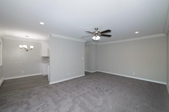 Chandelier, Empty room, Interior, Recessed Lighting