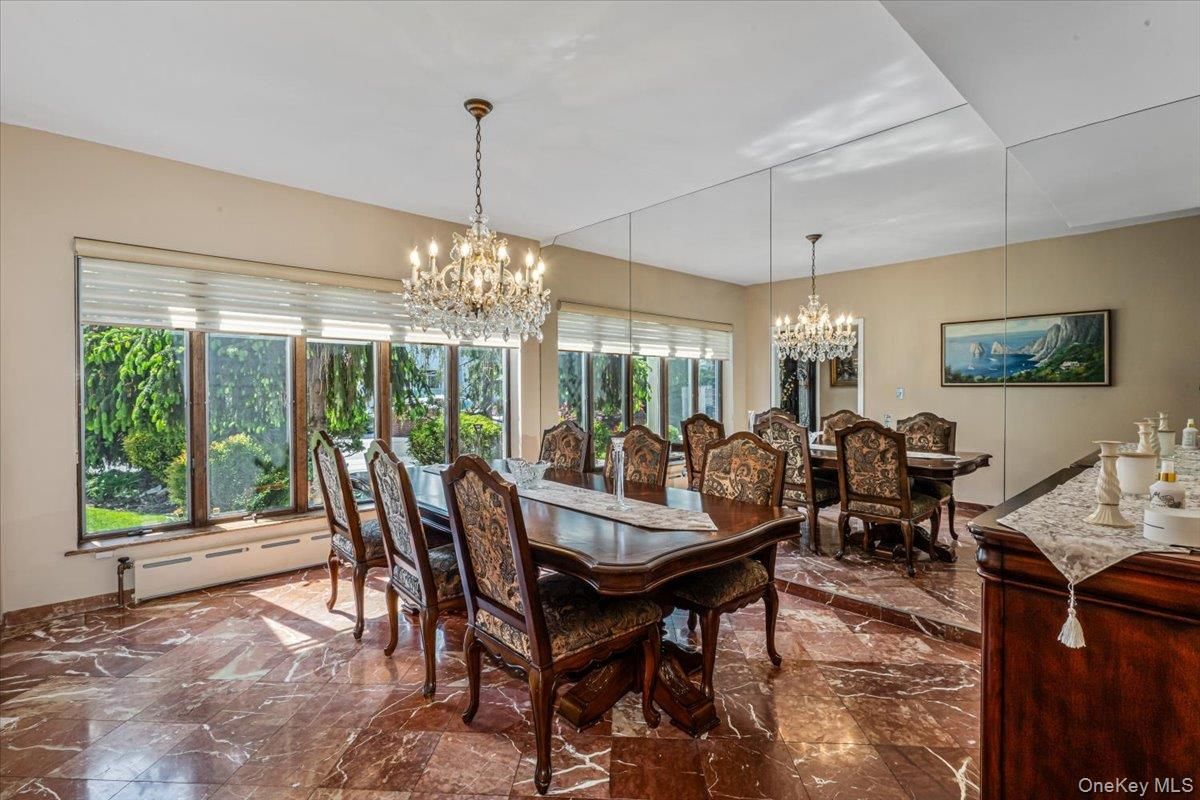 Chandelier, Dining room, Interior