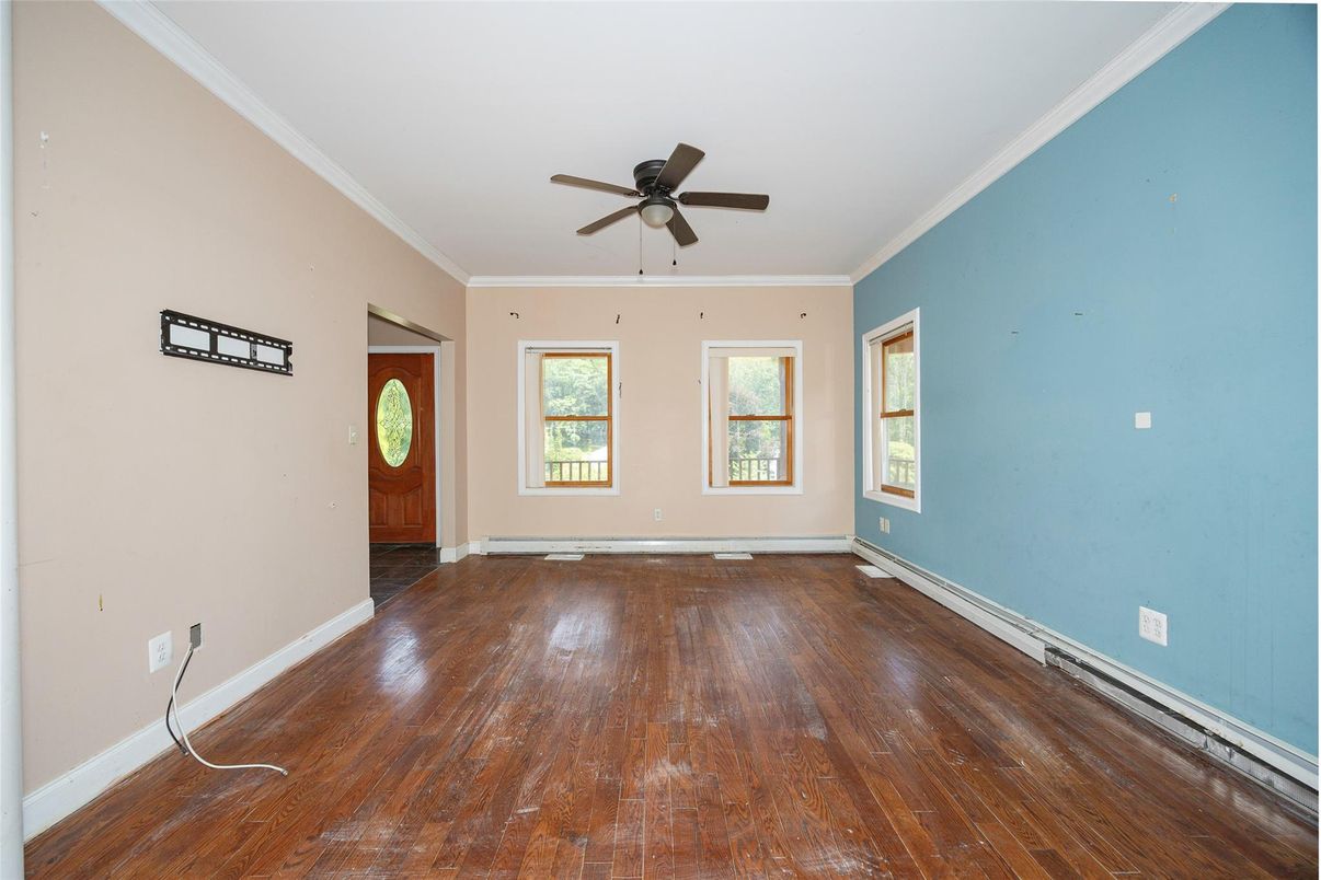 Empty room, Interior, Wood Texture Flooring