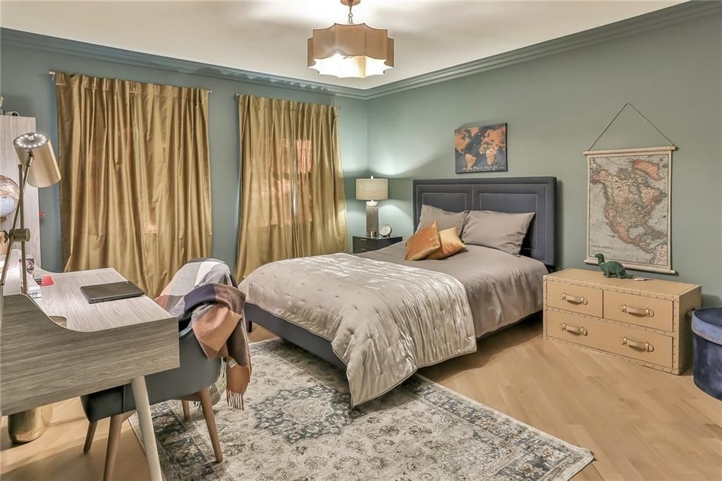 Bedroom, Interior, Wood Texture Flooring