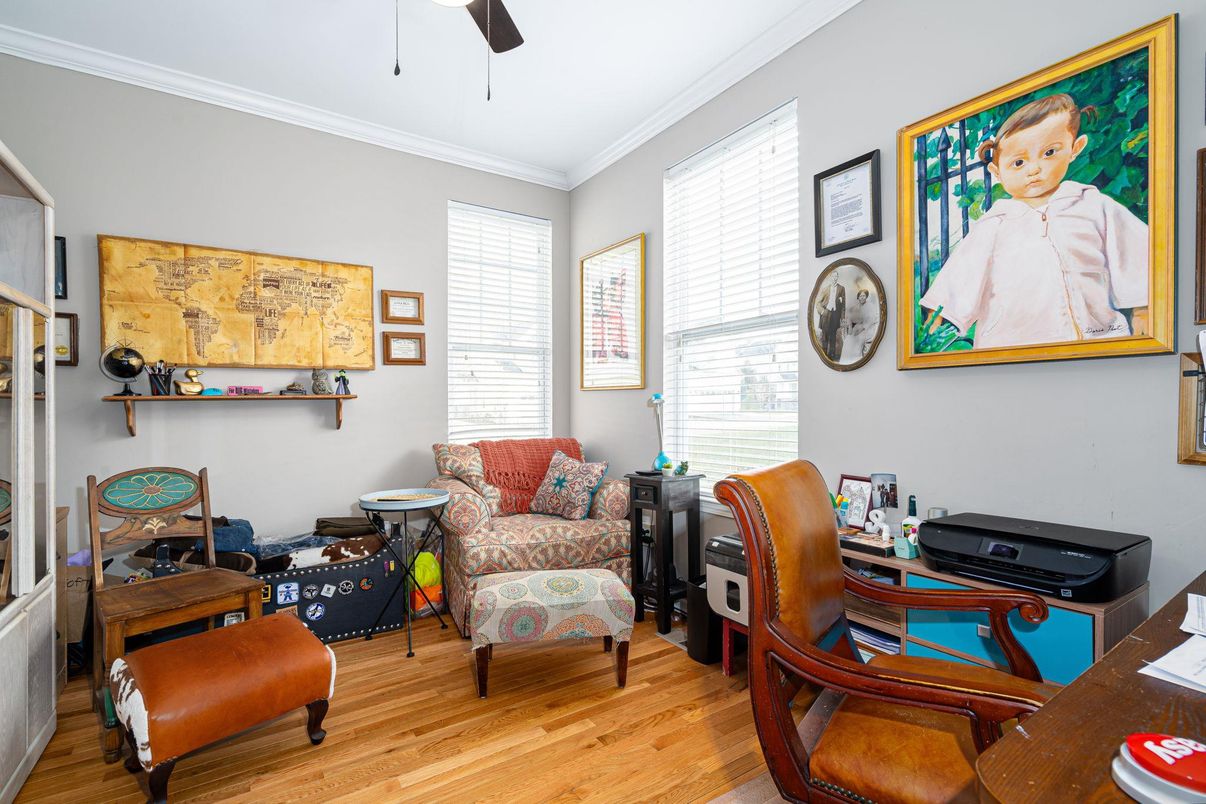 Home Office, Interior, Wood Texture Flooring