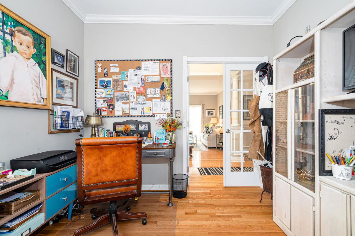 Home Office, Interior, Wood Texture Flooring