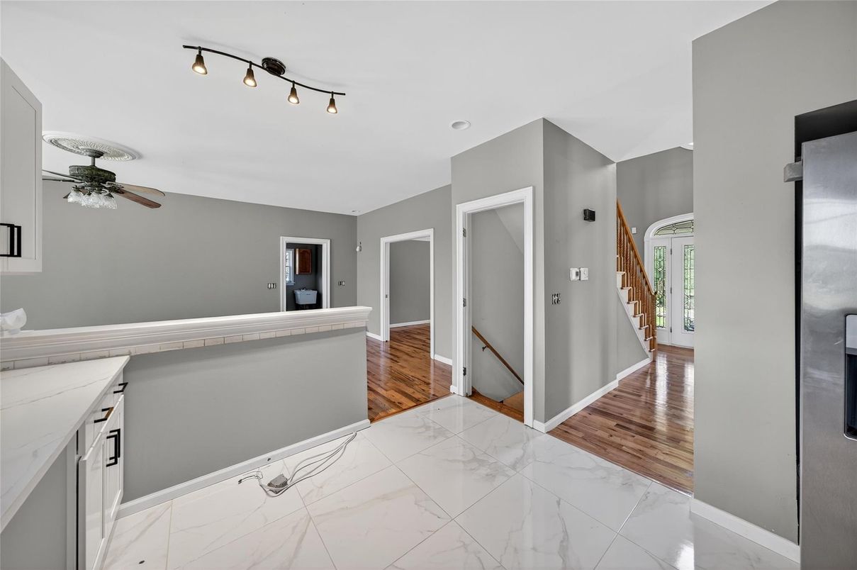 Interior, Kitchen, Marble, Wood Texture Flooring