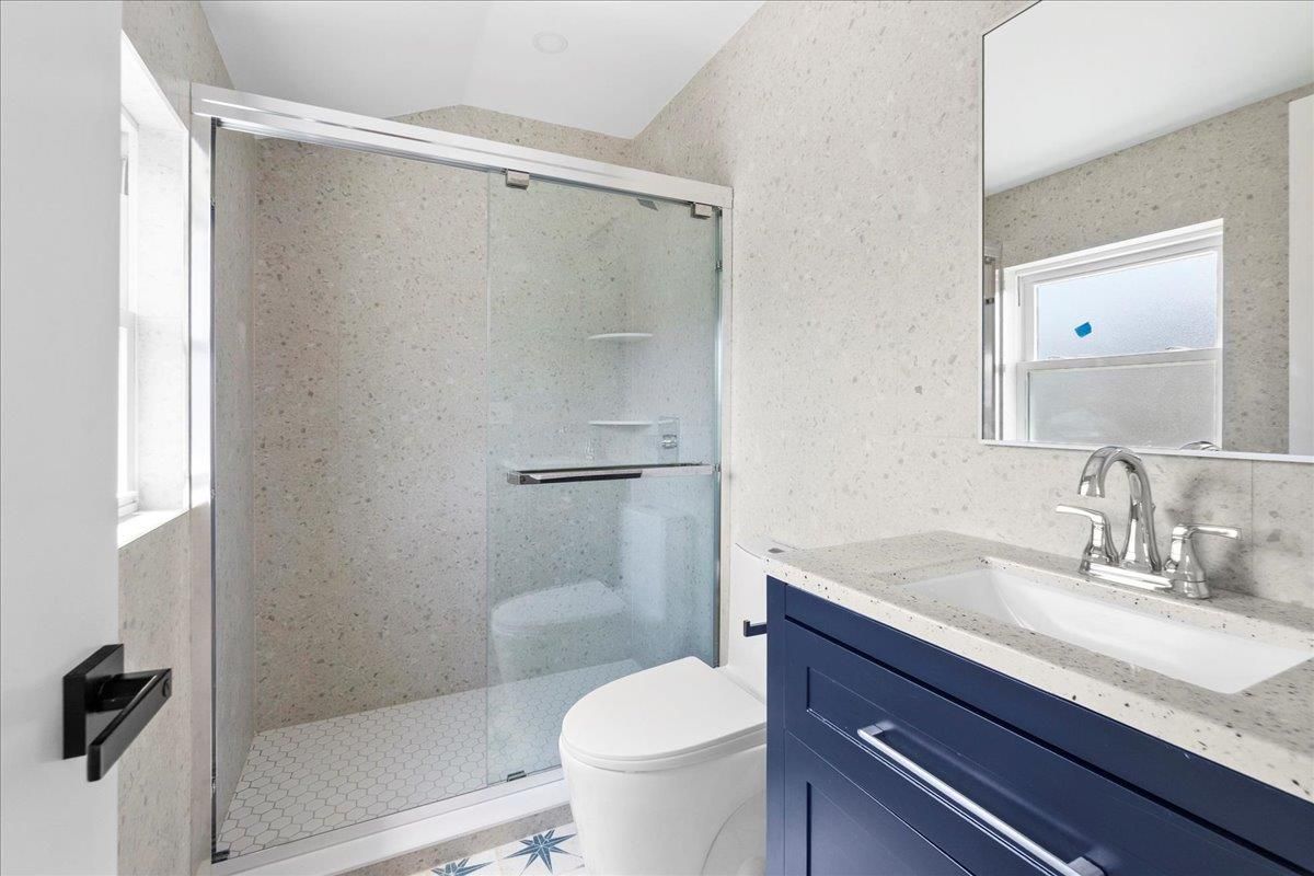 Bathroom, Glass Shower, Interior