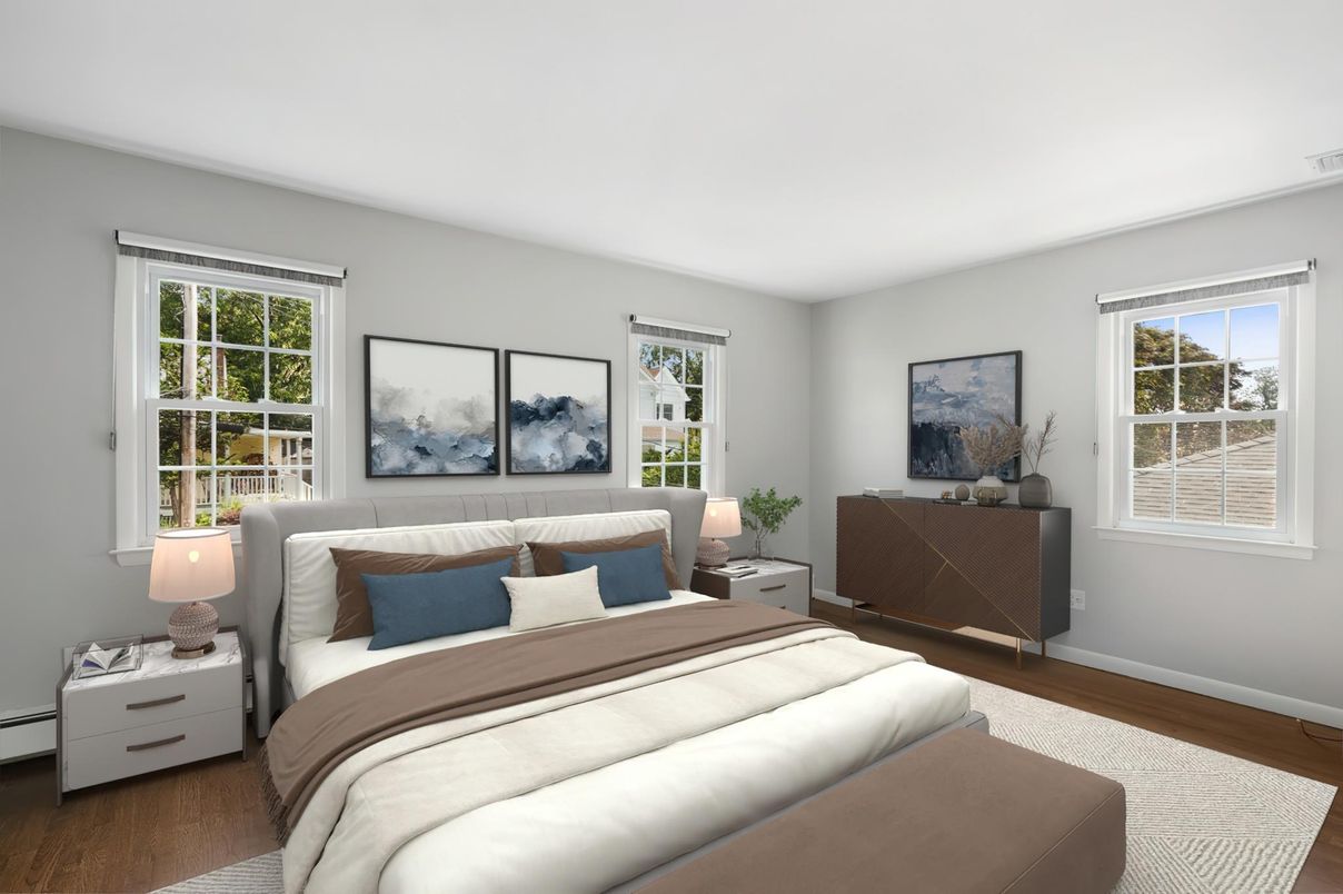 Bedroom, Interior, Wood Texture Flooring