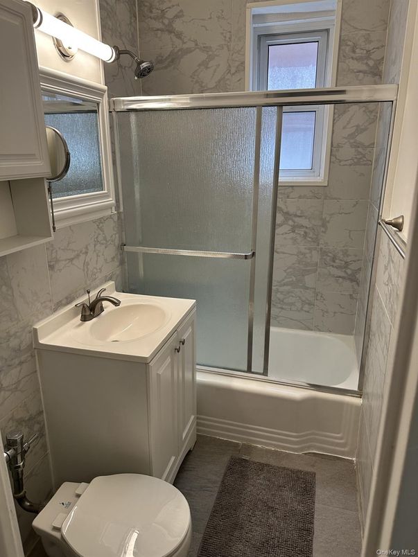 Bathroom, Glass Shower, Interior, Marble Walls