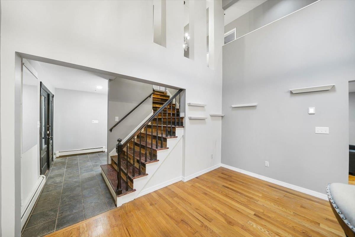 Interior, Pendant Lights, Recessed Lighting, Wood Texture Flooring