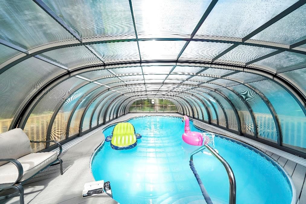 Glass Ceilings, Interior, Pool, Sun Room