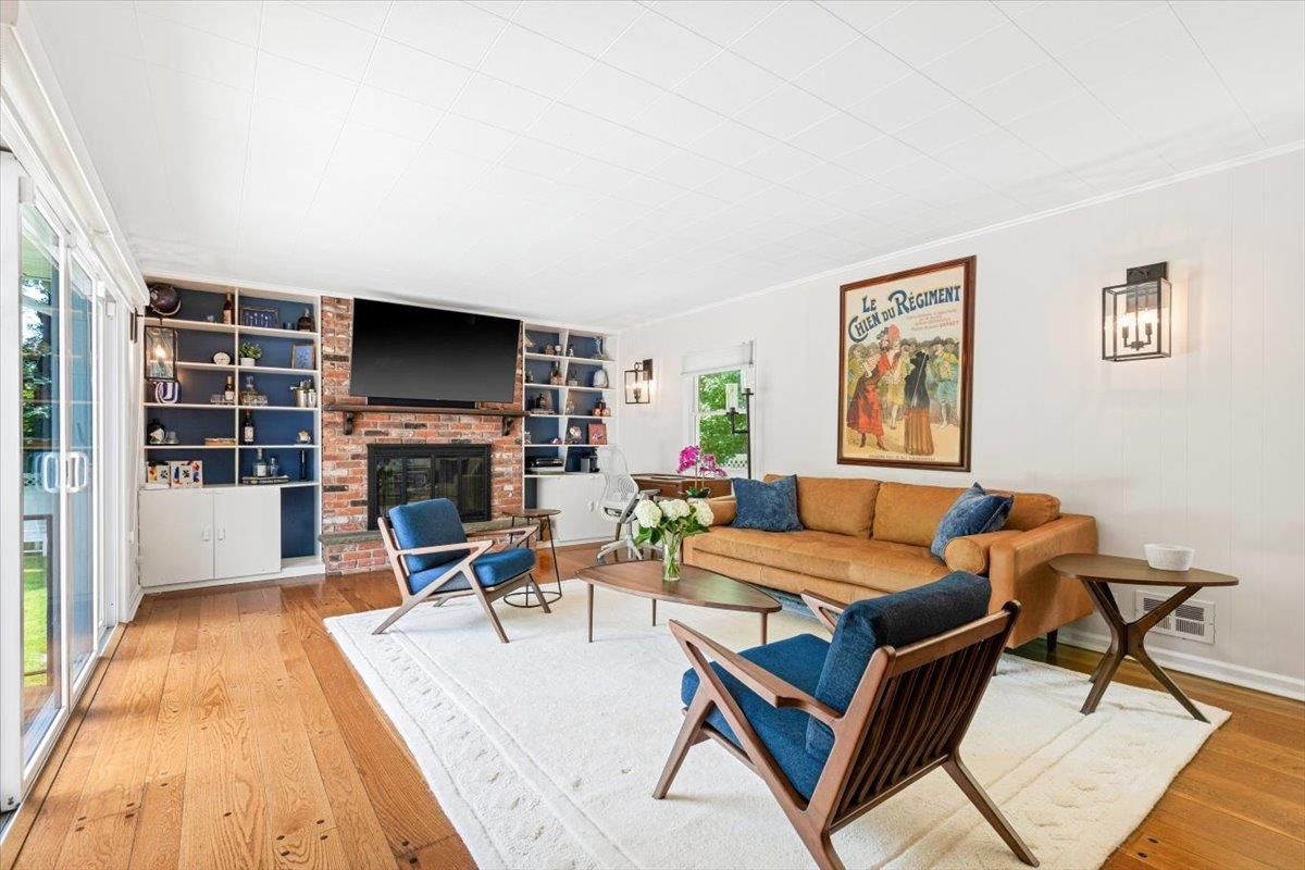 Fireplace, Interior, Living room, Wood Texture Flooring